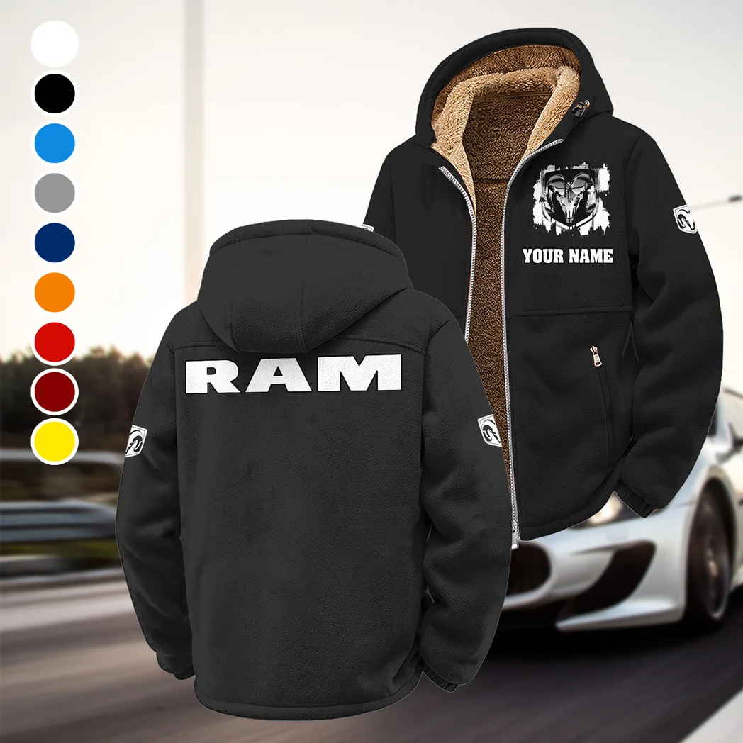 Utility Vehicle Winter Fleece Jacket, Anti-Pill Thermal Fleece HVN1451RT - Black