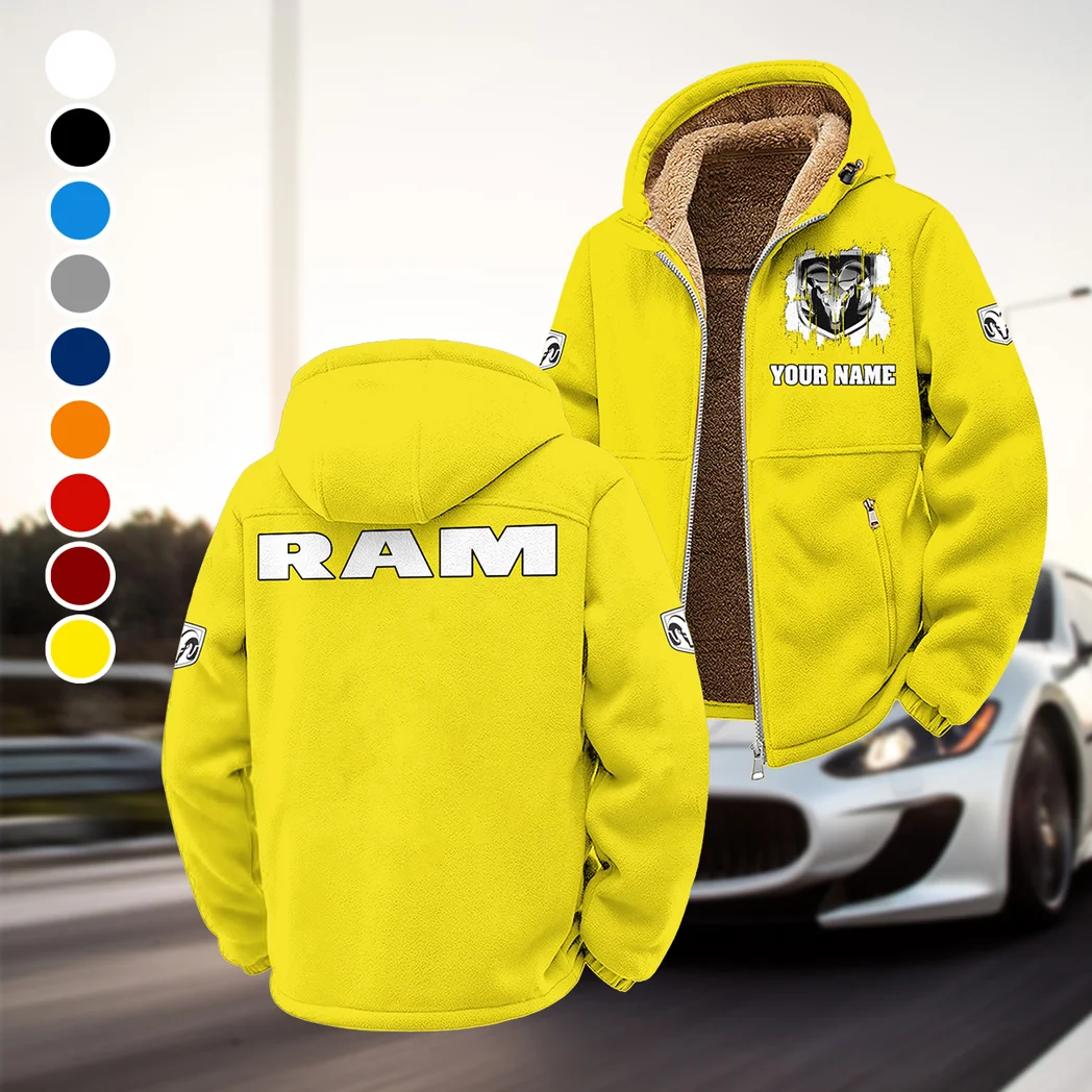 Utility Vehicle Winter Fleece Jacket, Anti-Pill Thermal Fleece HVN1451RT - Yellow