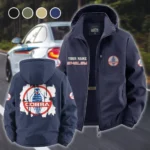 Iconic Performance Car Fleece Windbreaker Jacket, Luxe Fleece Exterior HVN1451SH - Navy