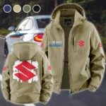 Street Racer Fleece Windbreaker Jacket, Anti-Pill Wind-Blocking Fleece HVN1451SU - Khaki