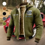 Mountain Ride Fleece-Lined Hooded Jacket, Luxe Cloud-Fleece Hooded Shell HVN1451SU - Green