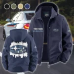 Mountain Ride Fleece Windbreaker Jacket, Midweight Thermal Windbreaker HVN1451SU - Navy