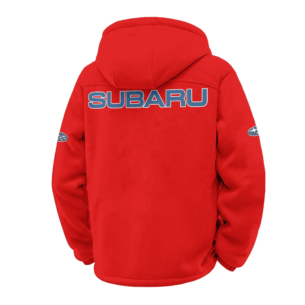 Mountain Ride Winter Fleece Jacket, Breathable Winter Comfort HVN1451SU - Red - Image 3