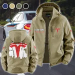 Futuristic Ride Fleece Windbreaker Jacket, Premium Bonded Fleece HVN1451TE - Khaki