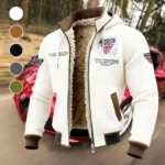 Freedom Rider Fleece-Lined Hooded Jacket, Premium Bonded Fleece Jacket HVN1451TM - White