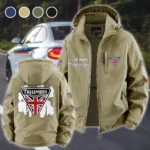 Freedom Rider Fleece Windbreaker Jacket, Ultra-Soft Wind-Stop Fabric HVN1451TM - Khaki