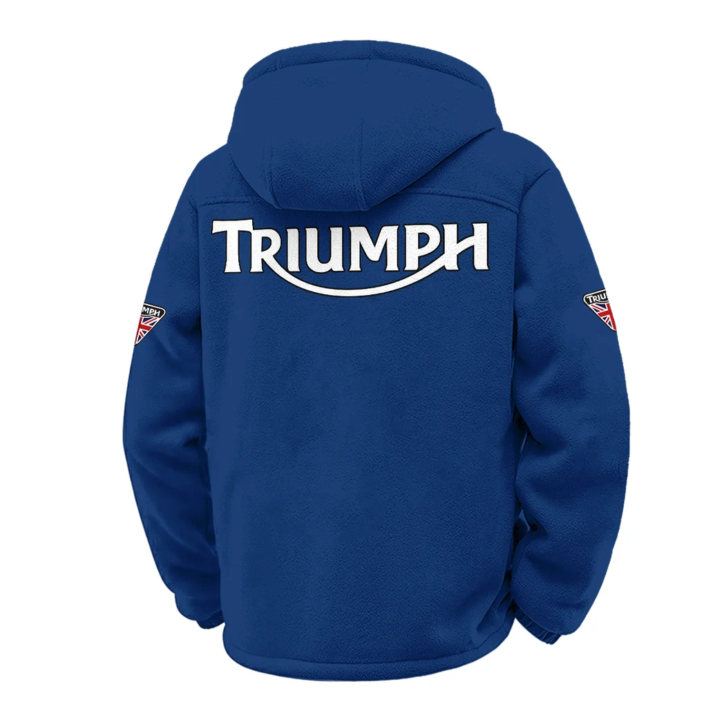 Freedom Rider Winter Fleece Jacket, Sherpa Lined Winter Fleece HVN1451TM - Navy - Image 3