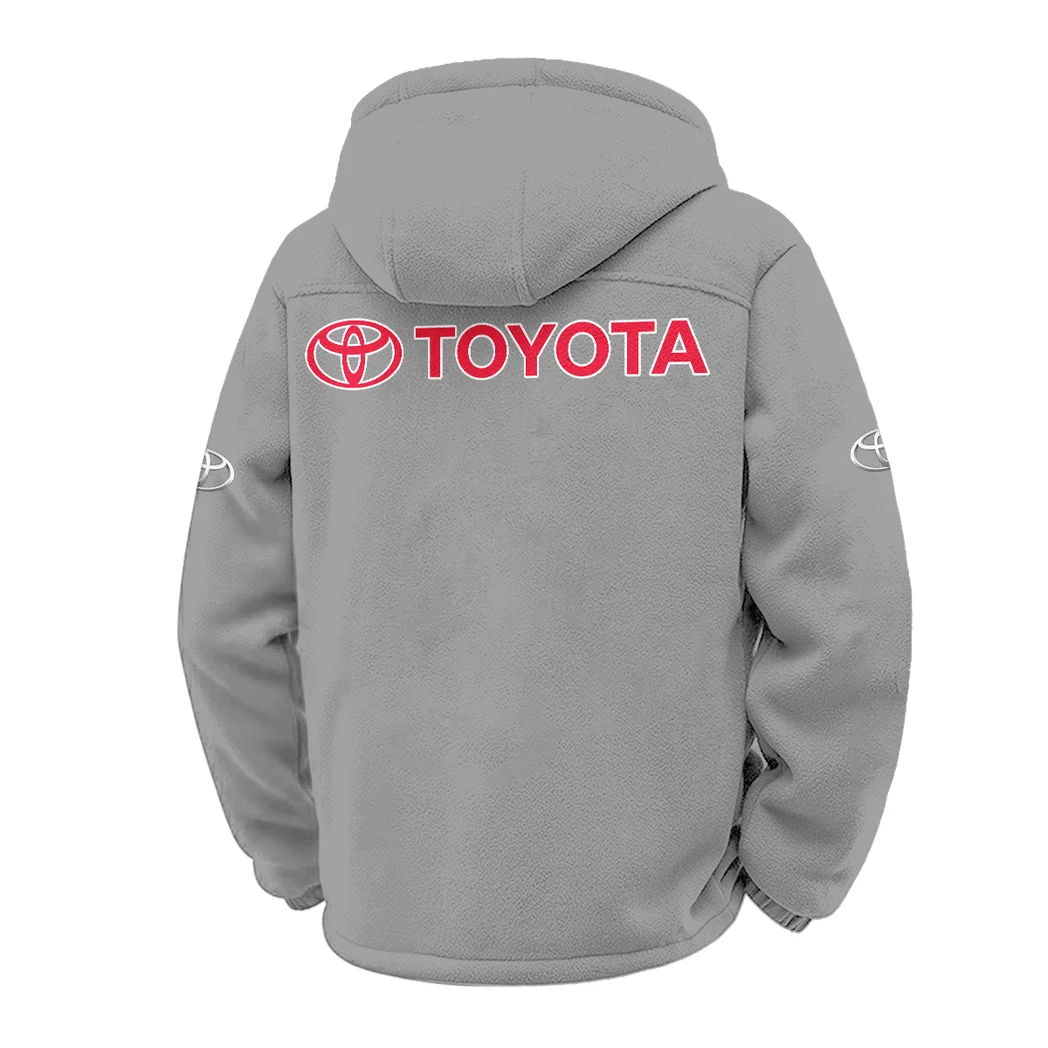 Long-Life Vehicle Winter Fleece Jacket, Multi-Sport Winter Layer HVN1451TO - Grey - Image 3