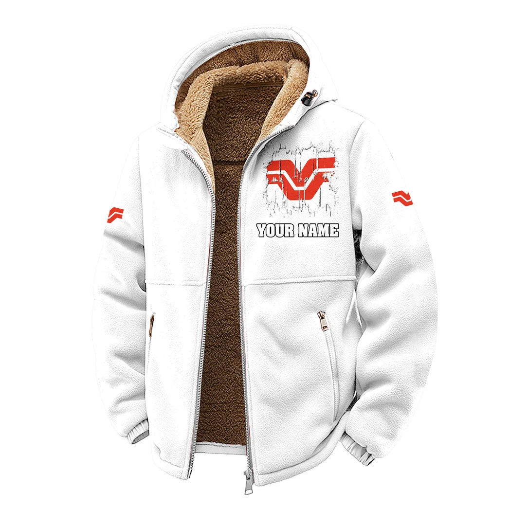 Field Tractor Winter Fleece Jacket, Technical Mid-Layer Jacket HVN1451VE - White - Image 2