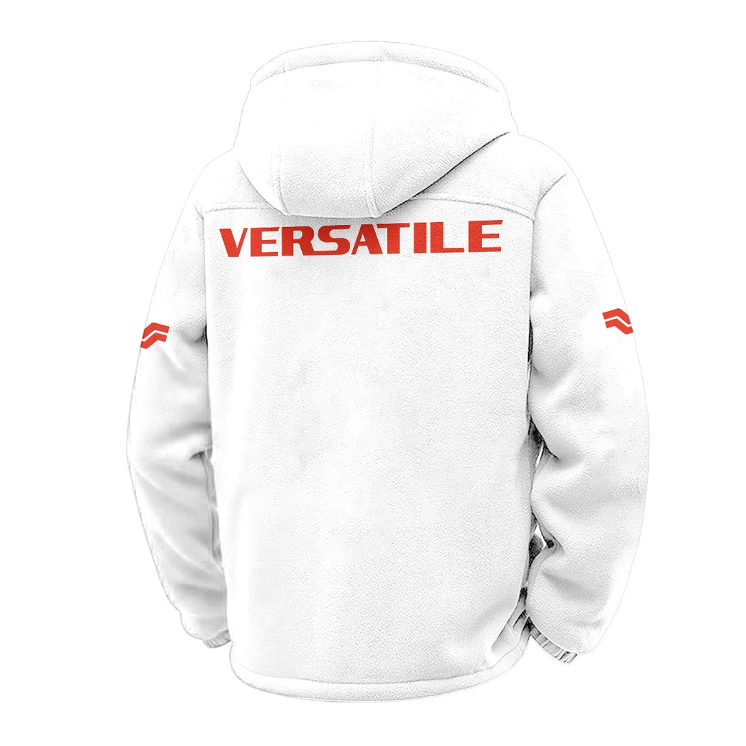 Field Tractor Winter Fleece Jacket, Technical Mid-Layer Jacket HVN1451VE - White - Image 3