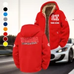 Touring Motorcycle Winter Fleece Jacket, Snow-Ready Active Fleece HVN1451YA - Red