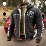 Trail Rider Machine Fleece-Lined Hooded Jacket, High-Performance Trail Jacket HVN1452AR - Grey