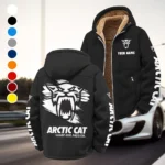 Trail Rider Machine Winter Fleece Jacket, Extreme Cold Fleece Coat HVN1452AR - Black
