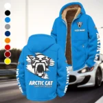 Trail Rider Machine Winter Fleece Jacket, Extreme Cold Fleece Coat HVN1452AR - Cyan