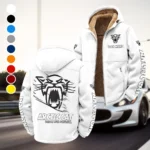 Trail Rider Machine Winter Fleece Jacket, Extreme Cold Fleece Coat HVN1452AR - White