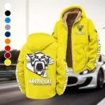 Trail Rider Machine Winter Fleece Jacket, Extreme Cold Fleece Coat HVN1452AR - Yellow