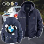 Racing Car Fleece Windbreaker Jacket, Core-Warmth Windbreaker HVN1452BM - Navy