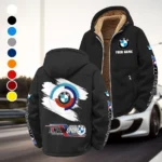 Racing Car Winter Fleece Jacket, Sub-Zero Fleece Jacket HVN1452BM - Black