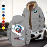 Racing Car Winter Fleece Jacket, Sub-Zero Fleece Jacket HVN1452BM - Grey