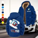 Racing Car Winter Fleece Jacket, Sub-Zero Fleece Jacket HVN1452BM - Navy