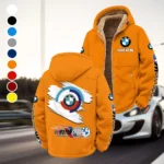 Racing Car Winter Fleece Jacket, Sub-Zero Fleece Jacket HVN1452BM - Orange