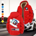 Racing Car Winter Fleece Jacket, Sub-Zero Fleece Jacket HVN1452BM - Red