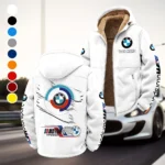 Racing Car Winter Fleece Jacket, Sub-Zero Fleece Jacket HVN1452BM - White