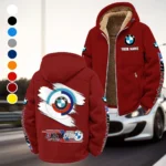 Racing Car Winter Fleece Jacket, Sub-Zero Fleece Jacket HVN1452BM - Wine