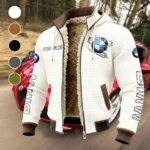 Premium Sedan Fleece-Lined Hooded Jacket, All-Mountain Hooded Fleece HVN1452BM - White