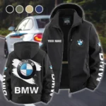 Premium Sedan Fleece Windbreaker Jacket, Storm-Blocker Fleece HVN1452BM - Black