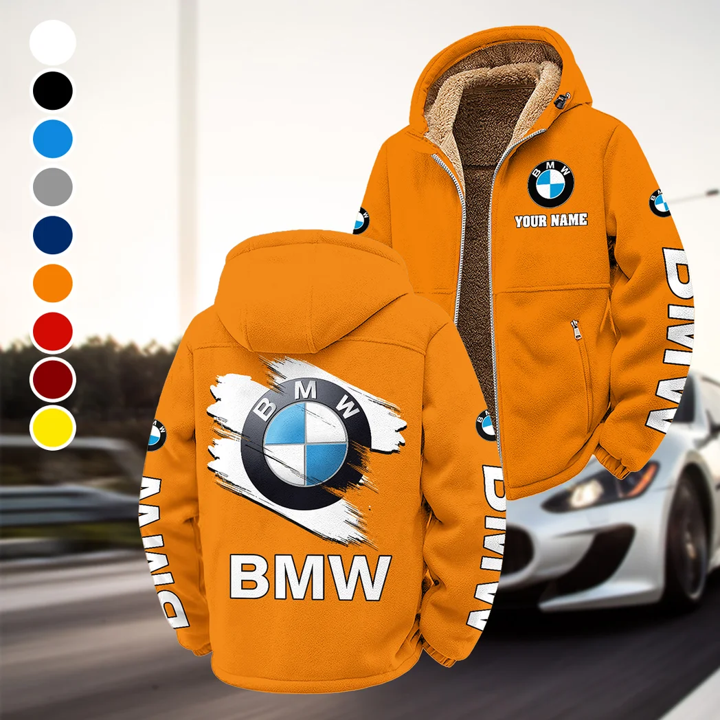 Premium Sedan Winter Fleece Jacket, Deep Winter Comfort Fleece HVN1452BM - Orange