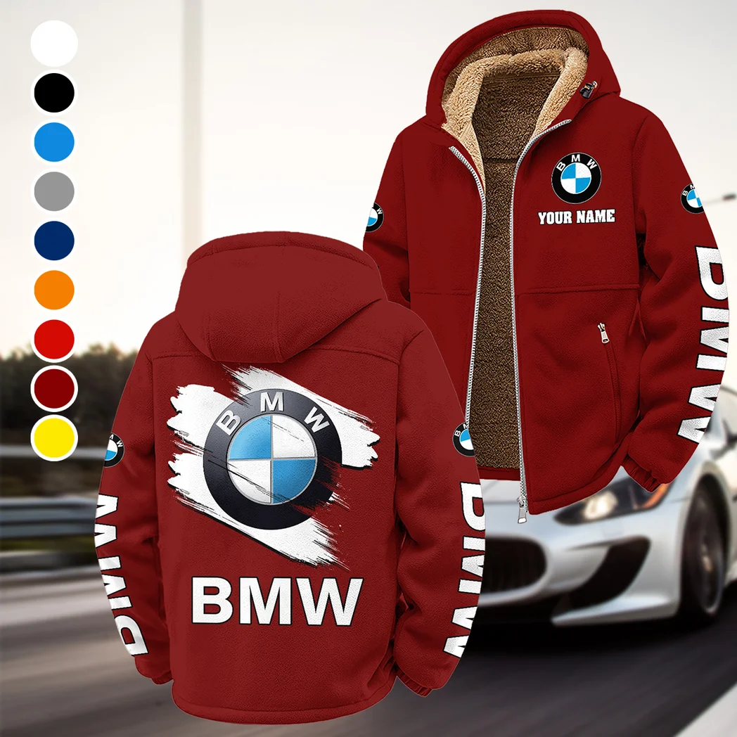 Premium Sedan Winter Fleece Jacket, Deep Winter Comfort Fleece HVN1452BM - Wine