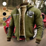 All-Terrain Rider Fleece-Lined Hooded Jacket, Alpine Ascent Hooded Jacket HVN1452BR - Green