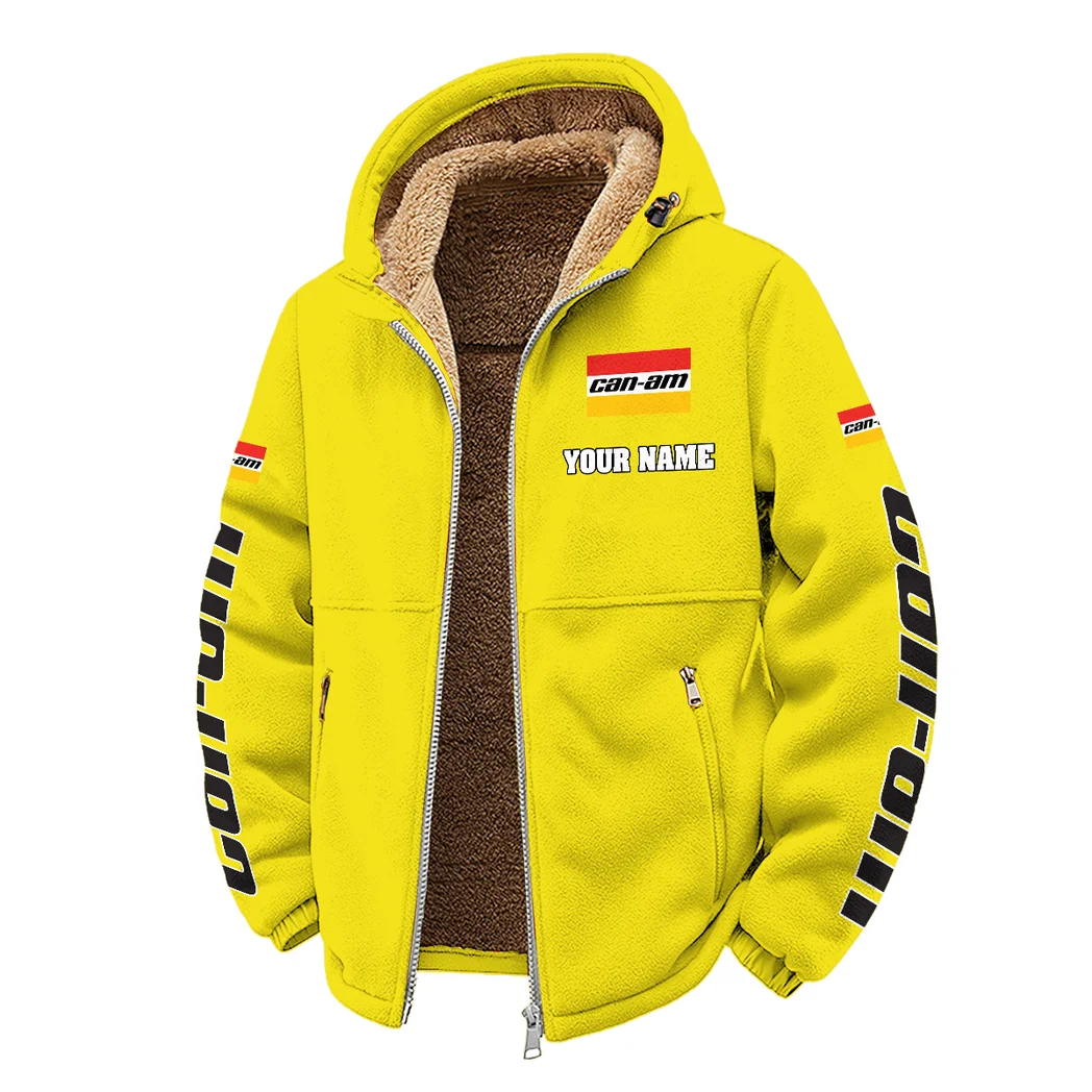 All-Terrain Rider Winter Fleece Jacket, Polar Climate Fleece HVN1452BR - Yellow - Image 2