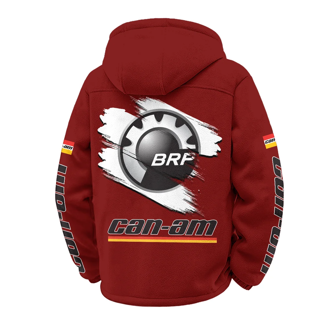 All-Terrain Rider Winter Fleece Jacket, Polar Climate Fleece HVN1452BR - Wine - Image 3