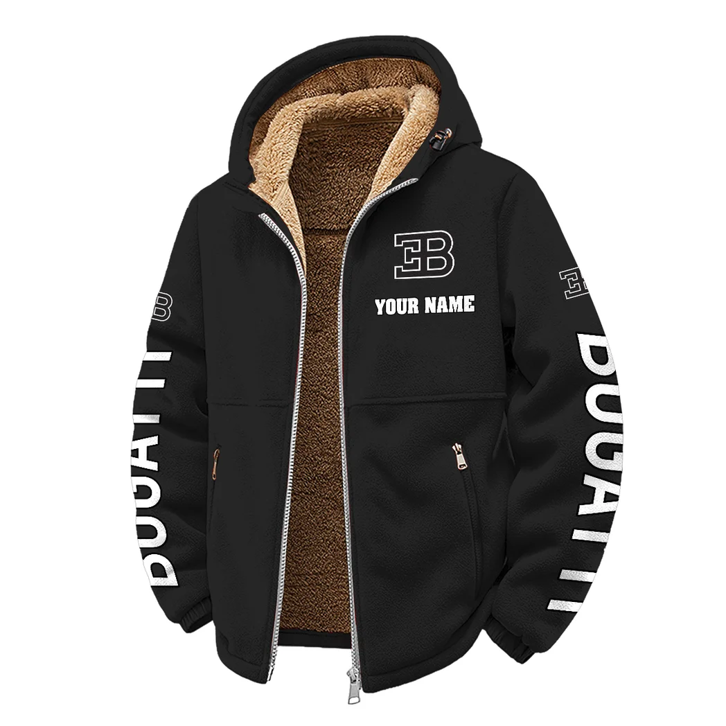 High-Performance Supercar Winter Fleece Jacket, Essential Winter Warmth HVN1452BU - Black - Image 2