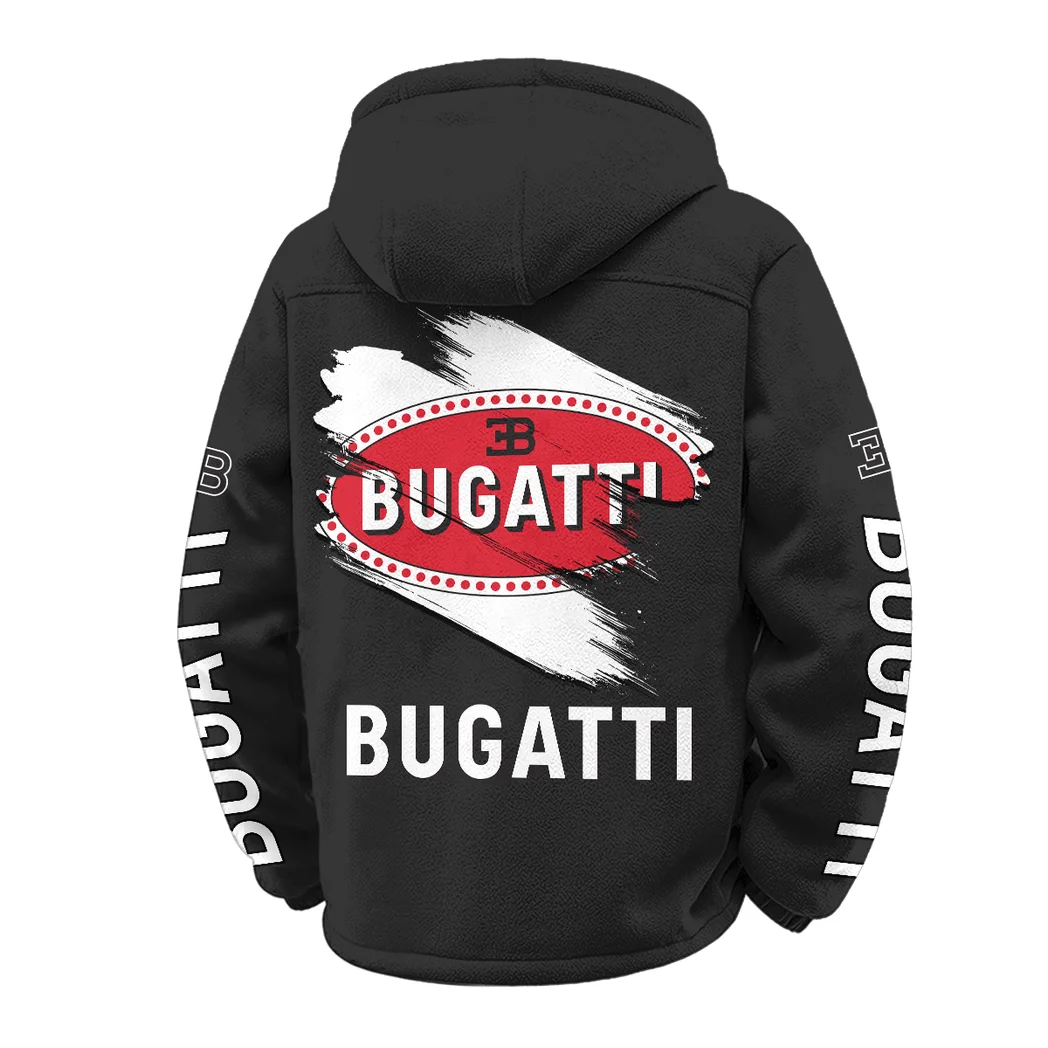 High-Performance Supercar Winter Fleece Jacket, Essential Winter Warmth HVN1452BU - Black - Image 3