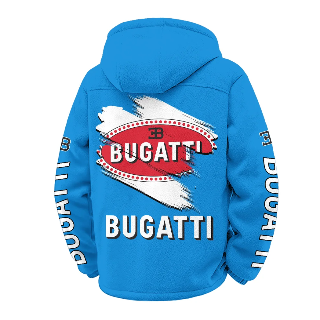 High-Performance Supercar Winter Fleece Jacket, Essential Winter Warmth HVN1452BU - Cyan - Image 3