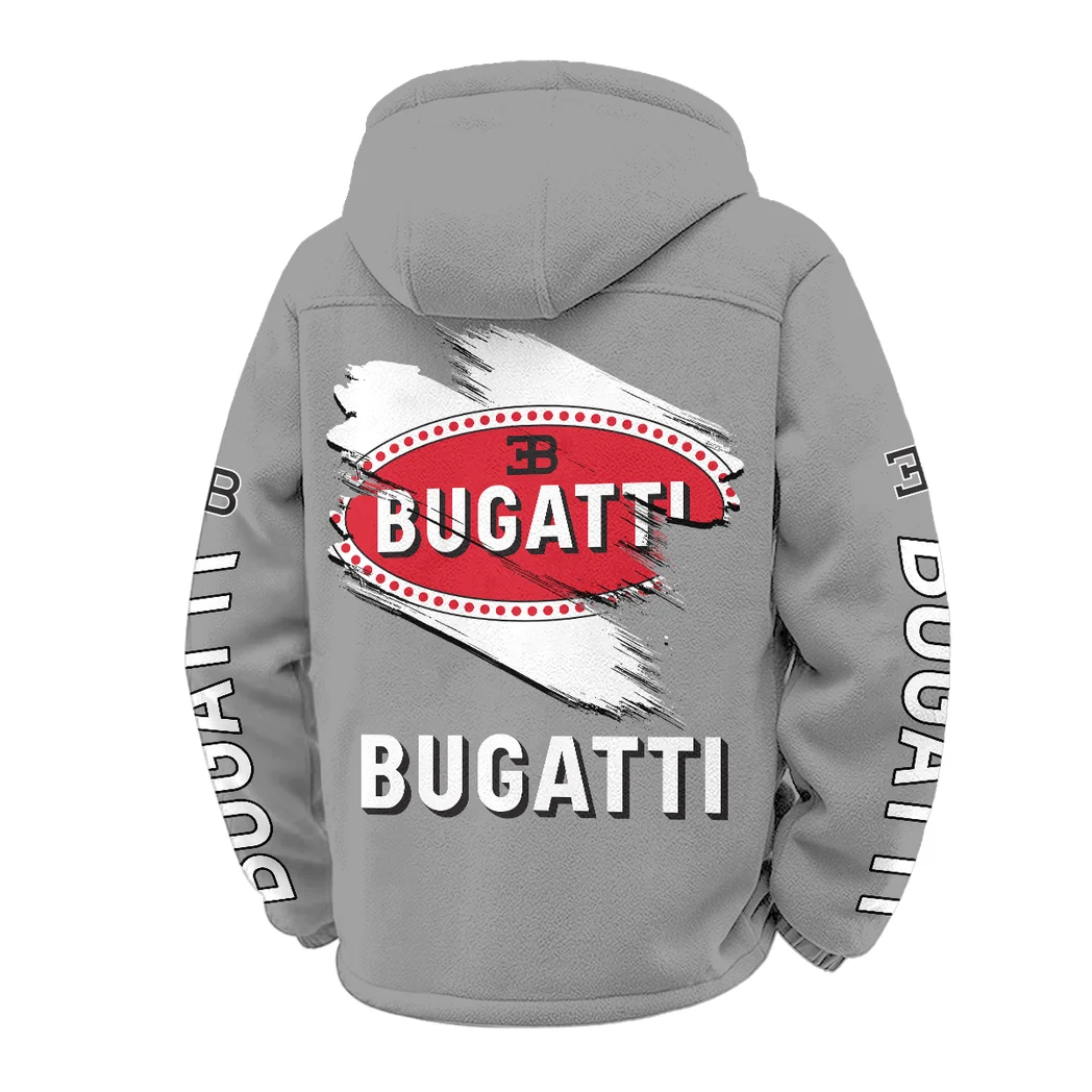 High-Performance Supercar Winter Fleece Jacket, Essential Winter Warmth HVN1452BU - Grey - Image 3