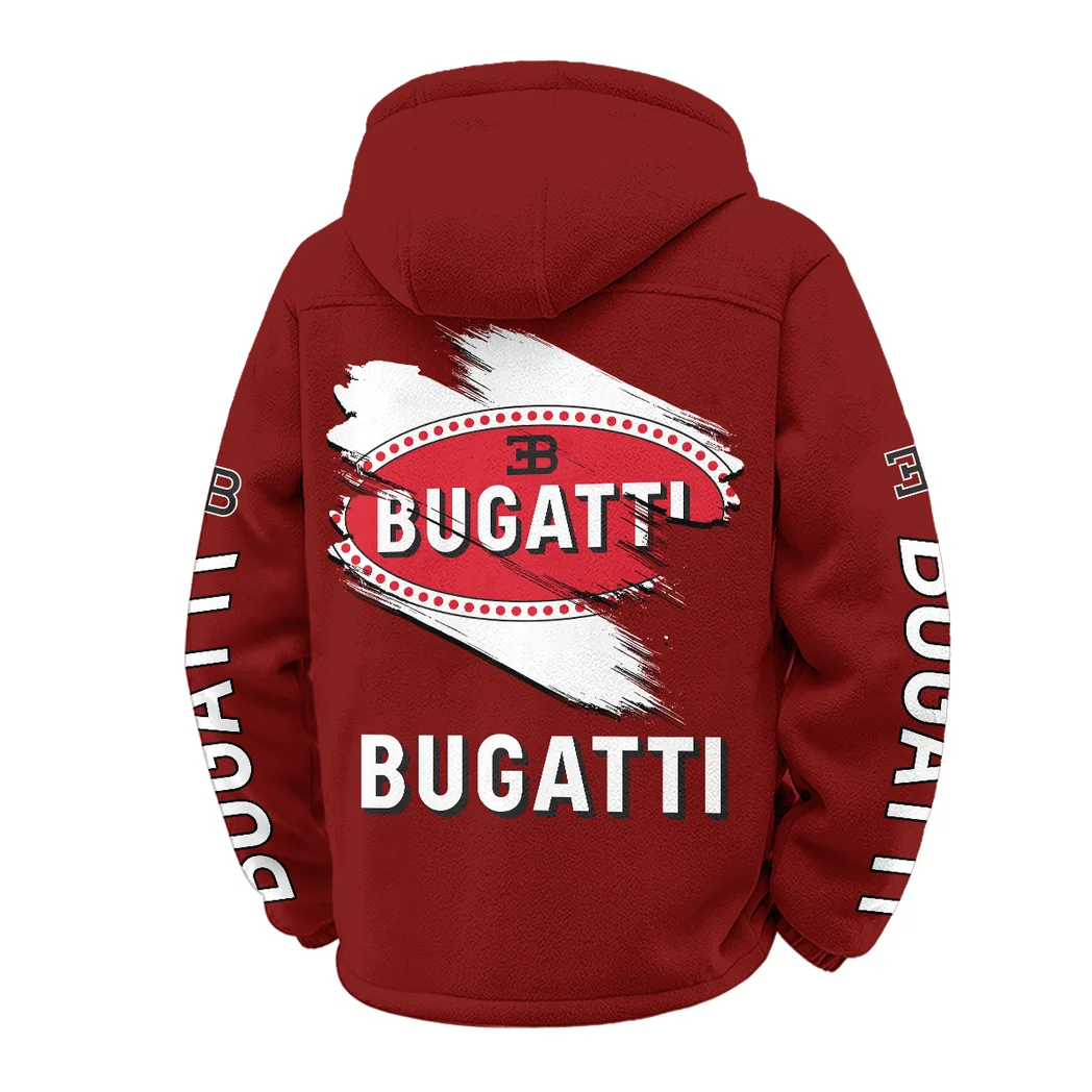 High-Performance Supercar Winter Fleece Jacket, Essential Winter Warmth HVN1452BU - Wine - Image 3