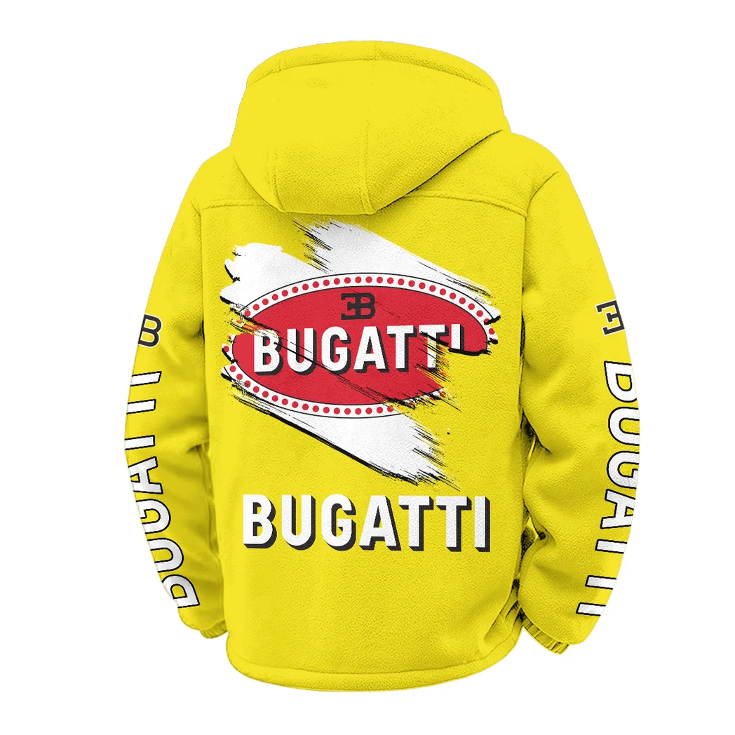 High-Performance Supercar Winter Fleece Jacket, Essential Winter Warmth HVN1452BU - Yellow - Image 3