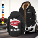 High-Performance Supercar Winter Fleece Jacket, Essential Winter Warmth HVN1452BU - Black