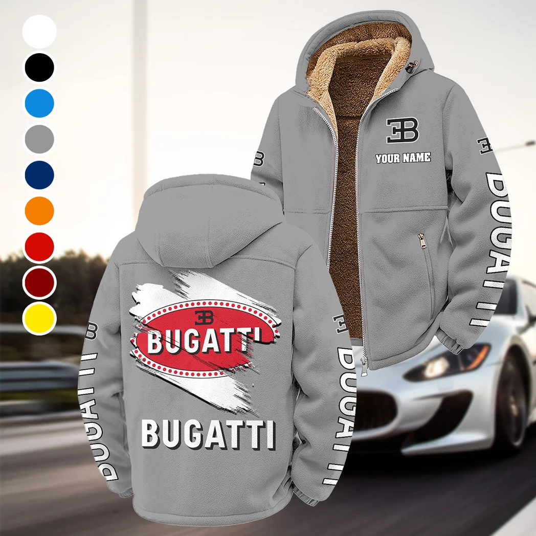 High-Performance Supercar Winter Fleece Jacket, Essential Winter Warmth HVN1452BU - Grey