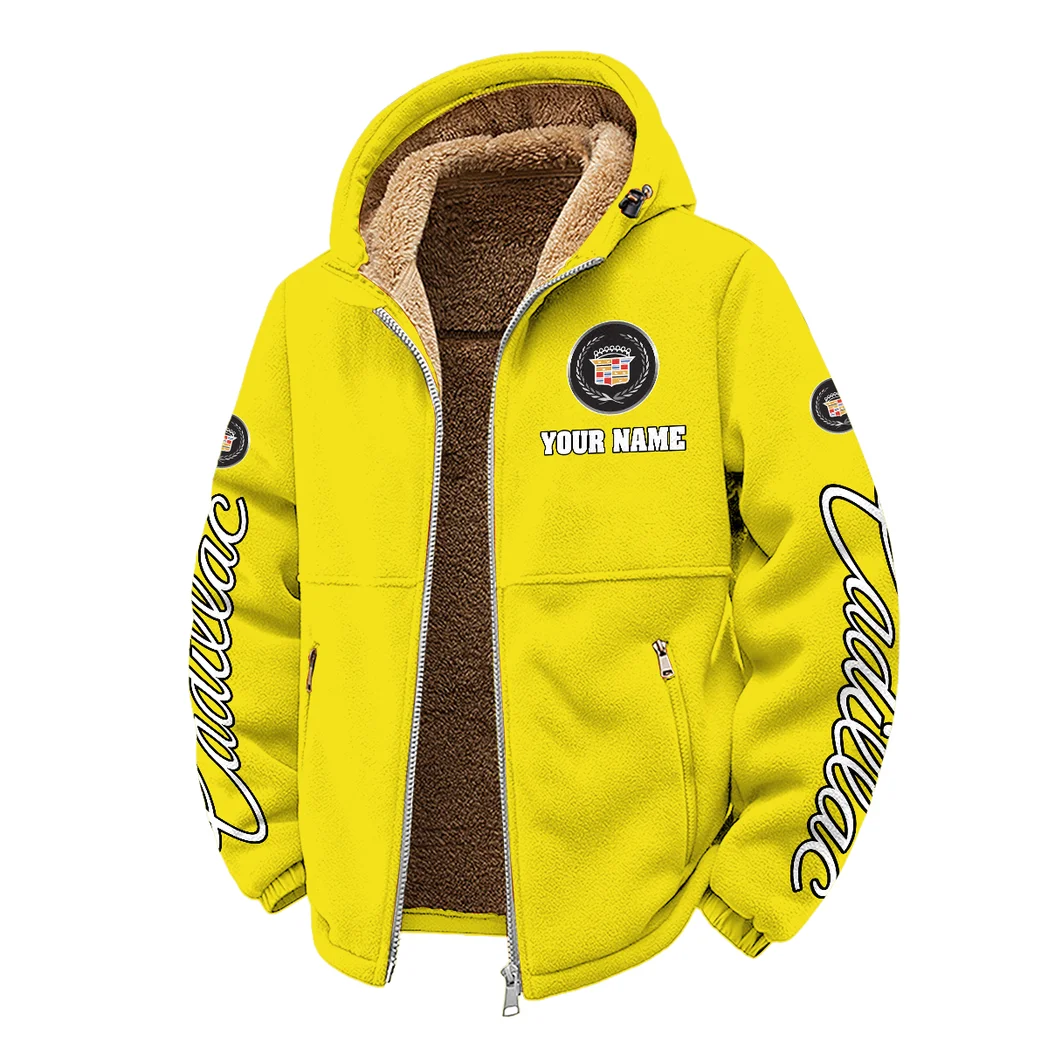 The Prestige Ride Hoodie Winter Fleece Jacket, Superior Thermal Protection HVN1452CA - Yellow - Image 2
