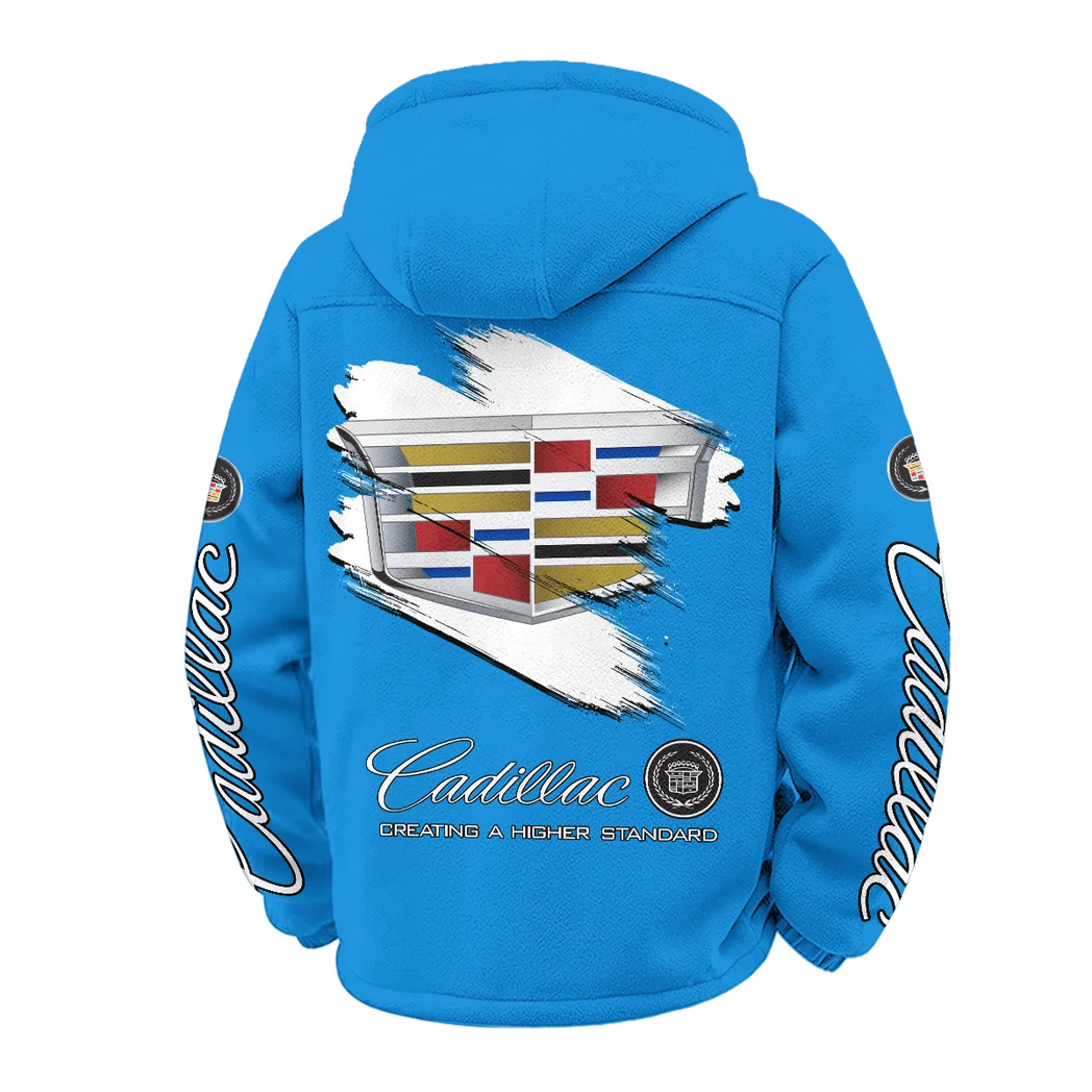 The Prestige Ride Hoodie Winter Fleece Jacket, Superior Thermal Protection HVN1452CA - Cyan - Image 3