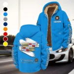 The Prestige Ride Hoodie Winter Fleece Jacket, Superior Thermal Protection HVN1452CA - Cyan