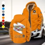 The Prestige Ride Hoodie Winter Fleece Jacket, Superior Thermal Protection HVN1452CA - Orange