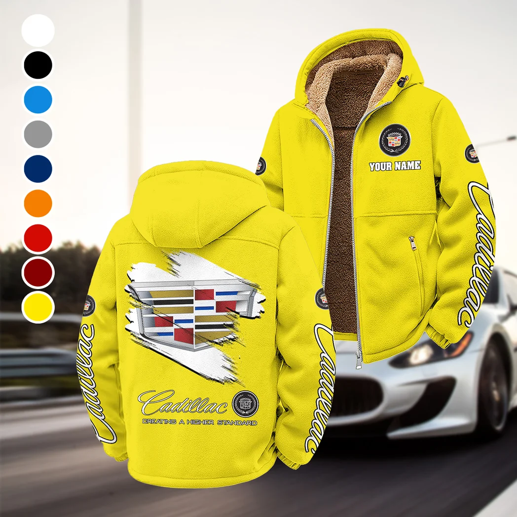 The Prestige Ride Hoodie Winter Fleece Jacket, Superior Thermal Protection HVN1452CA - Yellow