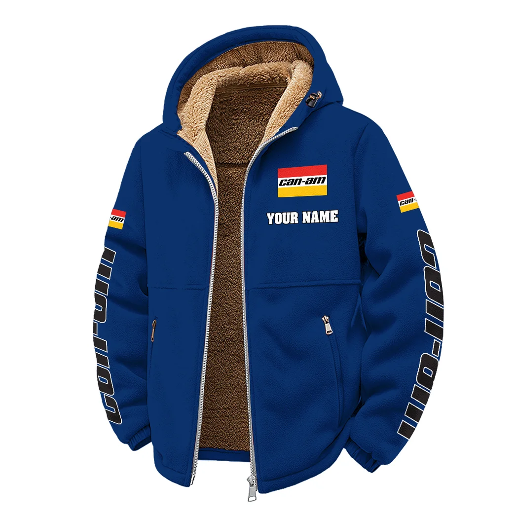 High-Performance Off-Roader Winter Fleece Jacket, Heavy-Duty Cold Fleece HVN1452CA - Navy - Image 2