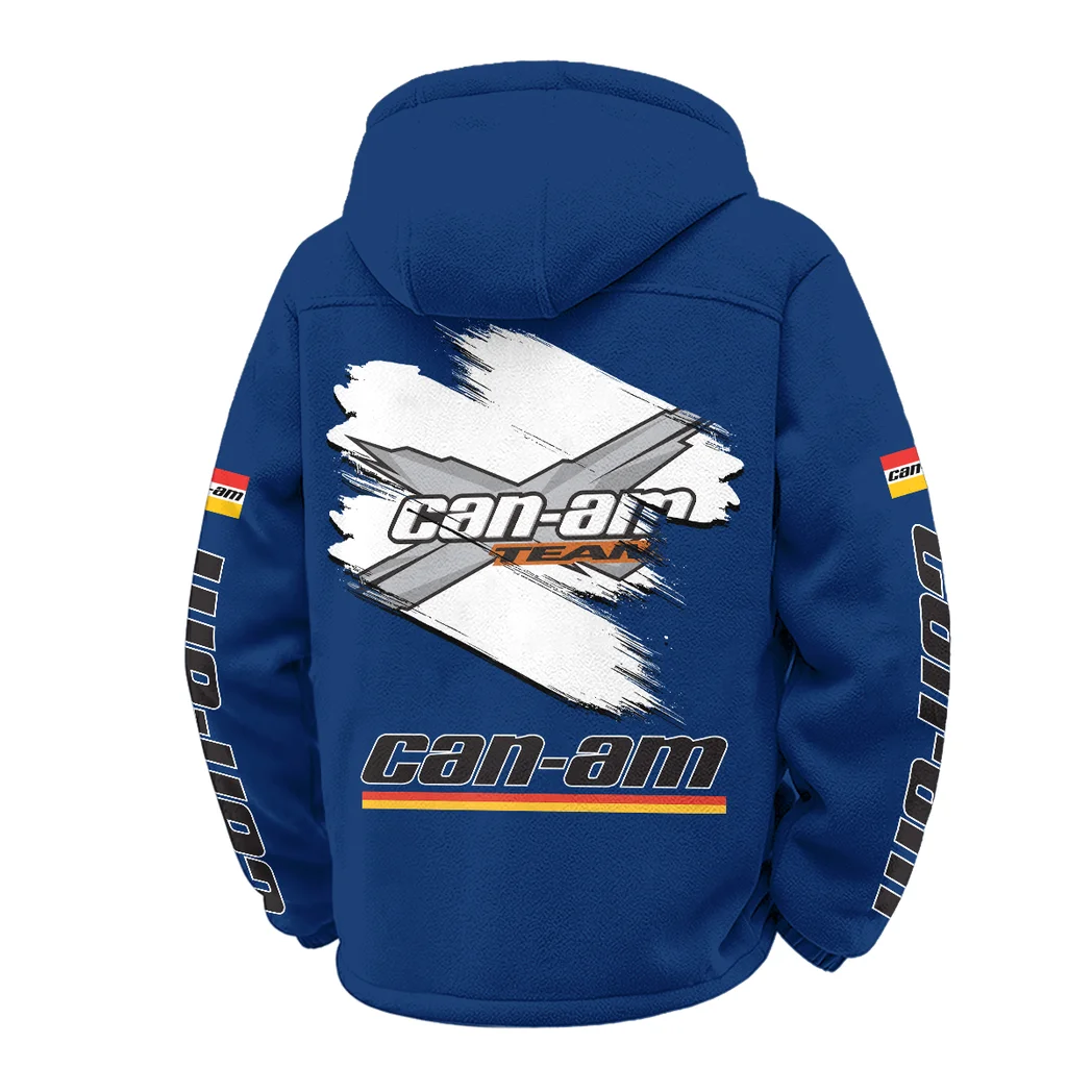 High-Performance Off-Roader Winter Fleece Jacket, Heavy-Duty Cold Fleece HVN1452CA - Navy - Image 3